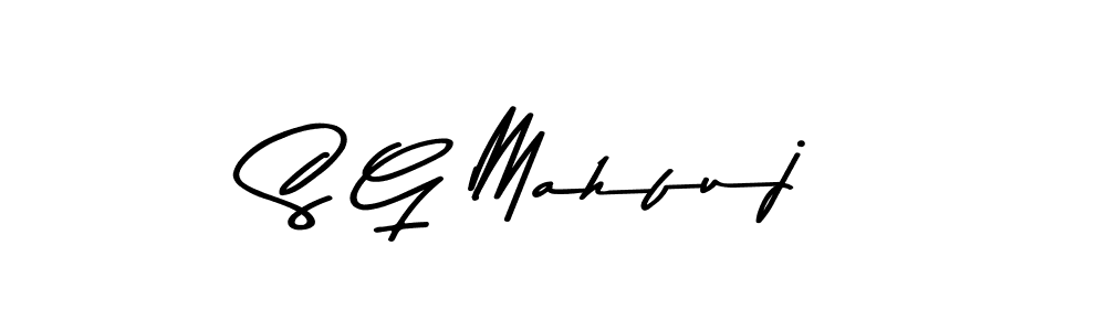 Also we have S G Mahfuj name is the best signature style. Create professional handwritten signature collection using Asem Kandis PERSONAL USE autograph style. S G Mahfuj signature style 9 images and pictures png