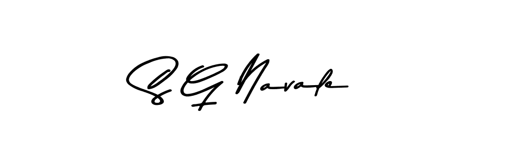 S G Navale stylish signature style. Best Handwritten Sign (Asem Kandis PERSONAL USE) for my name. Handwritten Signature Collection Ideas for my name S G Navale. S G Navale signature style 9 images and pictures png