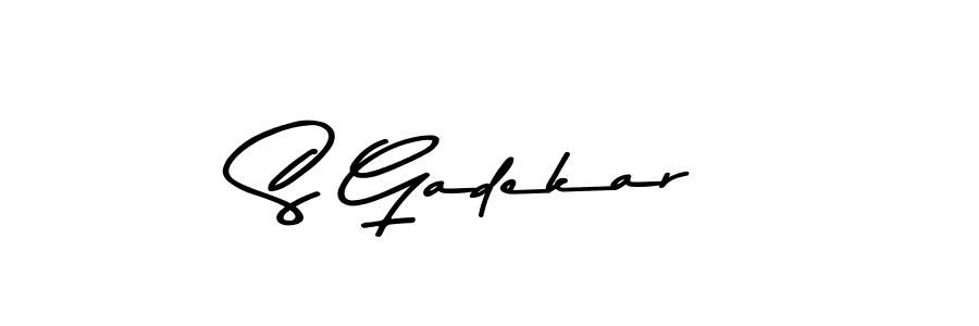 How to Draw S Gadekar signature style? Asem Kandis PERSONAL USE is a latest design signature styles for name S Gadekar. S Gadekar signature style 9 images and pictures png
