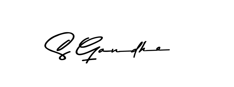 Similarly Asem Kandis PERSONAL USE is the best handwritten signature design. Signature creator online .You can use it as an online autograph creator for name S Gandhe. S Gandhe signature style 9 images and pictures png