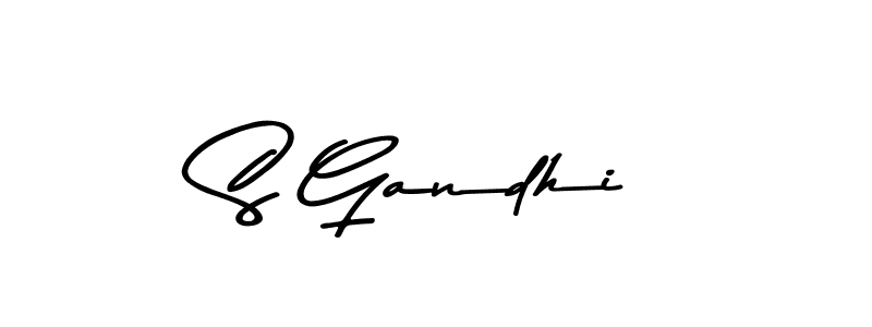 The best way (Asem Kandis PERSONAL USE) to make a short signature is to pick only two or three words in your name. The name S Gandhi include a total of six letters. For converting this name. S Gandhi signature style 9 images and pictures png