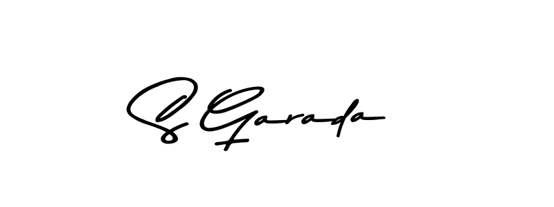 Create a beautiful signature design for name S Garada. With this signature (Asem Kandis PERSONAL USE) fonts, you can make a handwritten signature for free. S Garada signature style 9 images and pictures png