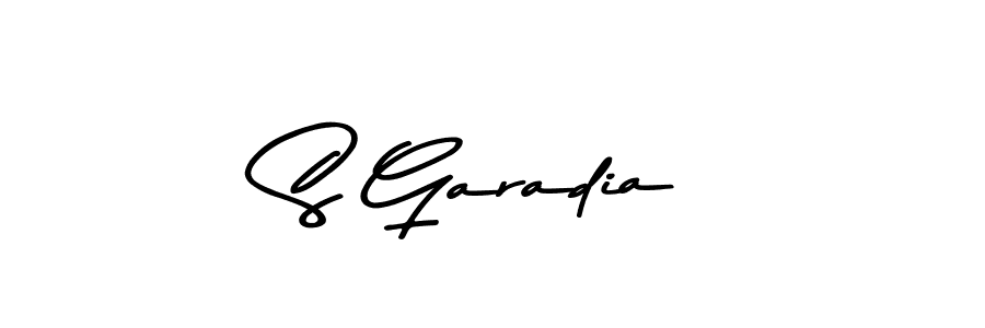 if you are searching for the best signature style for your name S Garadia. so please give up your signature search. here we have designed multiple signature styles  using Asem Kandis PERSONAL USE. S Garadia signature style 9 images and pictures png
