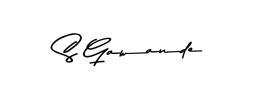 Make a beautiful signature design for name S Gawande. Use this online signature maker to create a handwritten signature for free. S Gawande signature style 9 images and pictures png