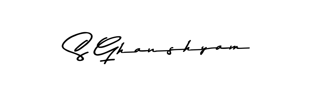 Best and Professional Signature Style for S Ghanshyam. Asem Kandis PERSONAL USE Best Signature Style Collection. S Ghanshyam signature style 9 images and pictures png