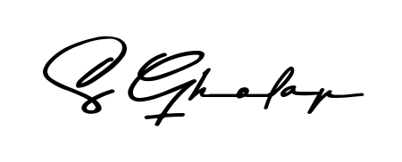 Best and Professional Signature Style for S Gholap. Asem Kandis PERSONAL USE Best Signature Style Collection. S Gholap signature style 9 images and pictures png