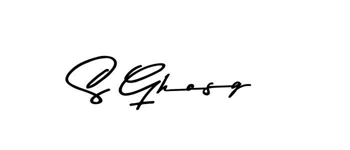 Use a signature maker to create a handwritten signature online. With this signature software, you can design (Asem Kandis PERSONAL USE) your own signature for name S Ghosg. S Ghosg signature style 9 images and pictures png