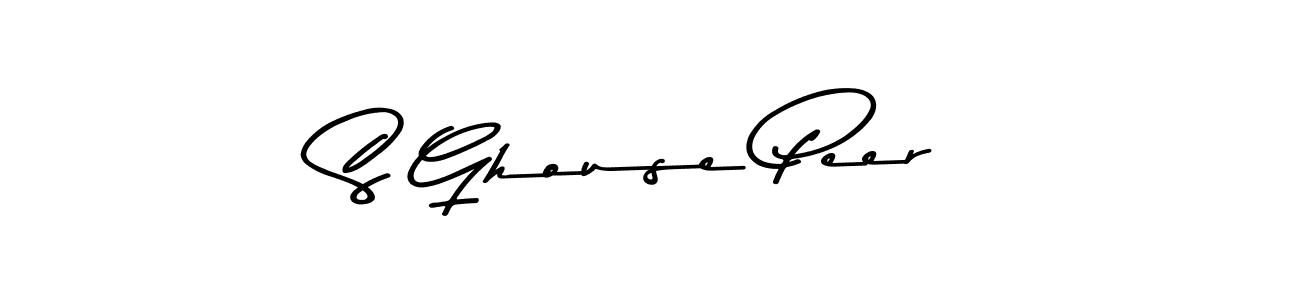 You can use this online signature creator to create a handwritten signature for the name S Ghouse Peer. This is the best online autograph maker. S Ghouse Peer signature style 9 images and pictures png