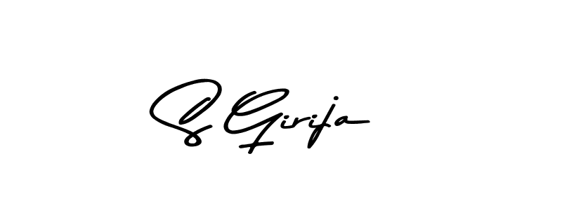 Asem Kandis PERSONAL USE is a professional signature style that is perfect for those who want to add a touch of class to their signature. It is also a great choice for those who want to make their signature more unique. Get S Girija name to fancy signature for free. S Girija signature style 9 images and pictures png