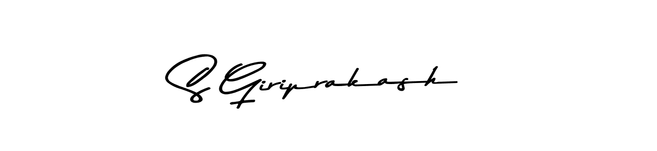 How to make S Giriprakash signature? Asem Kandis PERSONAL USE is a professional autograph style. Create handwritten signature for S Giriprakash name. S Giriprakash signature style 9 images and pictures png