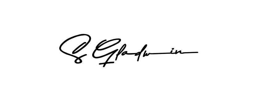 Also You can easily find your signature by using the search form. We will create S Gladwin name handwritten signature images for you free of cost using Asem Kandis PERSONAL USE sign style. S Gladwin signature style 9 images and pictures png