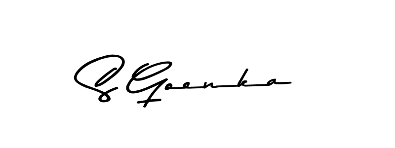 Best and Professional Signature Style for S Goenka. Asem Kandis PERSONAL USE Best Signature Style Collection. S Goenka signature style 9 images and pictures png