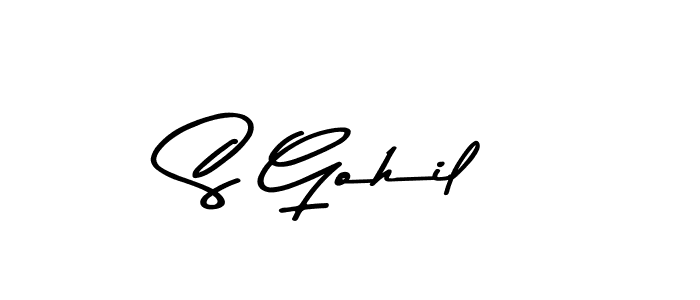 Asem Kandis PERSONAL USE is a professional signature style that is perfect for those who want to add a touch of class to their signature. It is also a great choice for those who want to make their signature more unique. Get S Gohil name to fancy signature for free. S Gohil signature style 9 images and pictures png