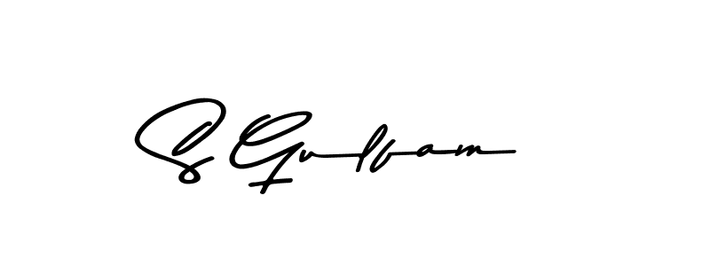 The best way (Asem Kandis PERSONAL USE) to make a short signature is to pick only two or three words in your name. The name S Gulfam include a total of six letters. For converting this name. S Gulfam signature style 9 images and pictures png