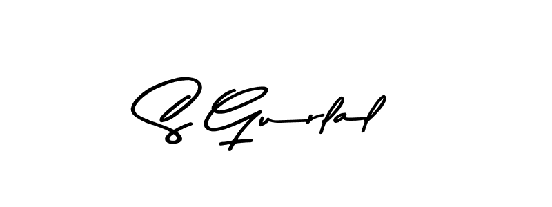 Design your own signature with our free online signature maker. With this signature software, you can create a handwritten (Asem Kandis PERSONAL USE) signature for name S Gurlal. S Gurlal signature style 9 images and pictures png
