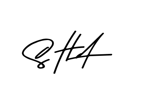 Design your own signature with our free online signature maker. With this signature software, you can create a handwritten (Asem Kandis PERSONAL USE) signature for name S H A. S H A signature style 9 images and pictures png