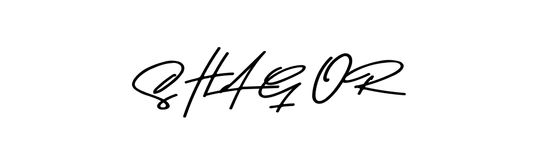 How to make S H A G O R signature? Asem Kandis PERSONAL USE is a professional autograph style. Create handwritten signature for S H A G O R name. S H A G O R signature style 9 images and pictures png
