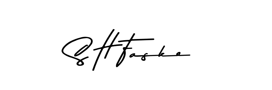 Use a signature maker to create a handwritten signature online. With this signature software, you can design (Asem Kandis PERSONAL USE) your own signature for name S H Faske. S H Faske signature style 9 images and pictures png