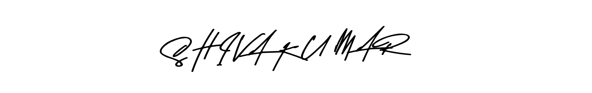 This is the best signature style for the S H I V A K U M A R name. Also you like these signature font (Asem Kandis PERSONAL USE). Mix name signature. S H I V A K U M A R signature style 9 images and pictures png