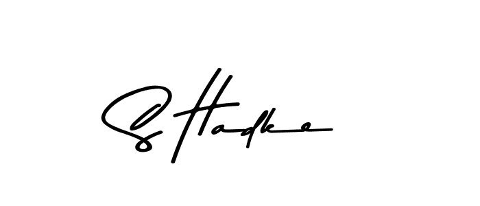 How to Draw S Hadke signature style? Asem Kandis PERSONAL USE is a latest design signature styles for name S Hadke. S Hadke signature style 9 images and pictures png