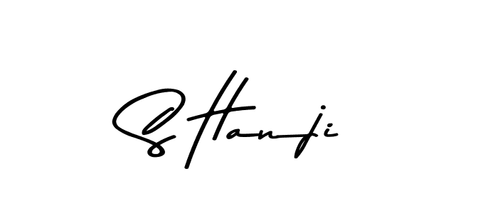 You can use this online signature creator to create a handwritten signature for the name S Hanji. This is the best online autograph maker. S Hanji signature style 9 images and pictures png