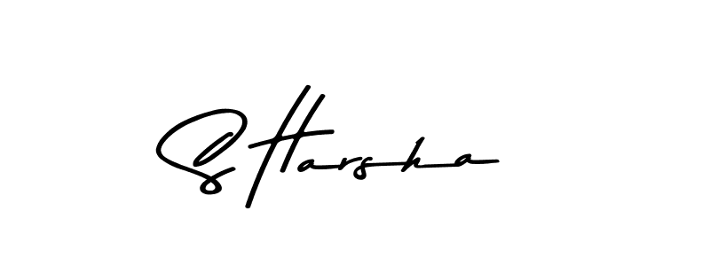 Use a signature maker to create a handwritten signature online. With this signature software, you can design (Asem Kandis PERSONAL USE) your own signature for name S Harsha. S Harsha signature style 9 images and pictures png