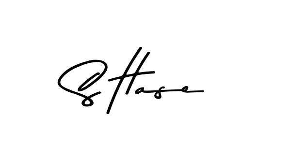 You should practise on your own different ways (Asem Kandis PERSONAL USE) to write your name (S Hase) in signature. don't let someone else do it for you. S Hase signature style 9 images and pictures png
