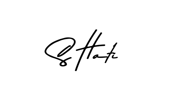 Also You can easily find your signature by using the search form. We will create S Hati name handwritten signature images for you free of cost using Asem Kandis PERSONAL USE sign style. S Hati signature style 9 images and pictures png
