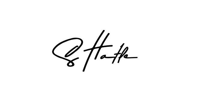 How to make S Hatle signature? Asem Kandis PERSONAL USE is a professional autograph style. Create handwritten signature for S Hatle name. S Hatle signature style 9 images and pictures png