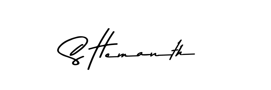 You should practise on your own different ways (Asem Kandis PERSONAL USE) to write your name (S Hemanth) in signature. don't let someone else do it for you. S Hemanth signature style 9 images and pictures png