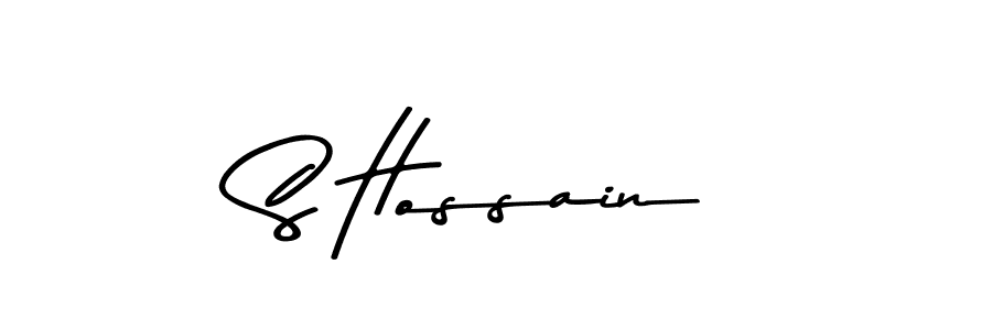 How to make S Hossain signature? Asem Kandis PERSONAL USE is a professional autograph style. Create handwritten signature for S Hossain name. S Hossain signature style 9 images and pictures png