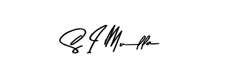 Design your own signature with our free online signature maker. With this signature software, you can create a handwritten (Asem Kandis PERSONAL USE) signature for name S I Mulla. S I Mulla signature style 9 images and pictures png