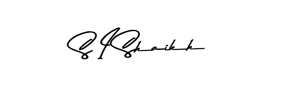 Design your own signature with our free online signature maker. With this signature software, you can create a handwritten (Asem Kandis PERSONAL USE) signature for name S I Shaikh. S I Shaikh signature style 9 images and pictures png