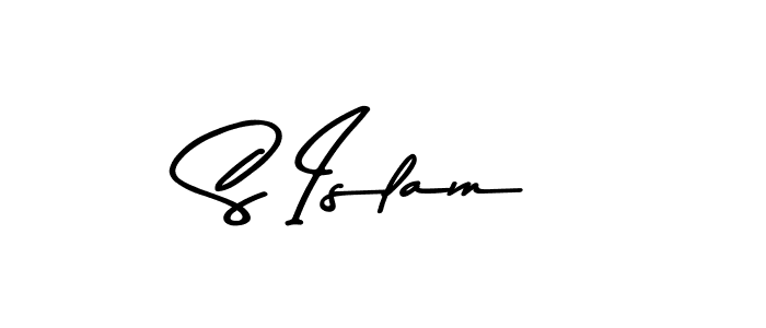 The best way (Asem Kandis PERSONAL USE) to make a short signature is to pick only two or three words in your name. The name S Islam include a total of six letters. For converting this name. S Islam signature style 9 images and pictures png