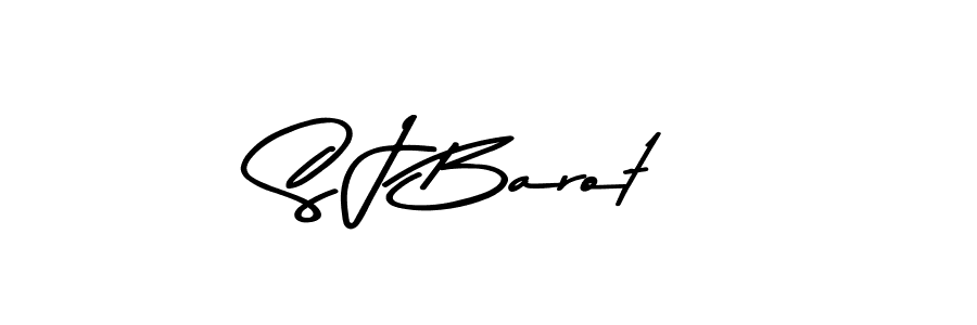 S J Barot stylish signature style. Best Handwritten Sign (Asem Kandis PERSONAL USE) for my name. Handwritten Signature Collection Ideas for my name S J Barot. S J Barot signature style 9 images and pictures png
