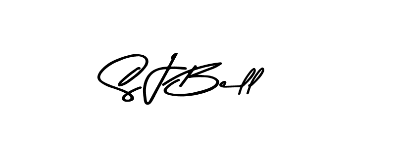 Create a beautiful signature design for name S J Bell. With this signature (Asem Kandis PERSONAL USE) fonts, you can make a handwritten signature for free. S J Bell signature style 9 images and pictures png