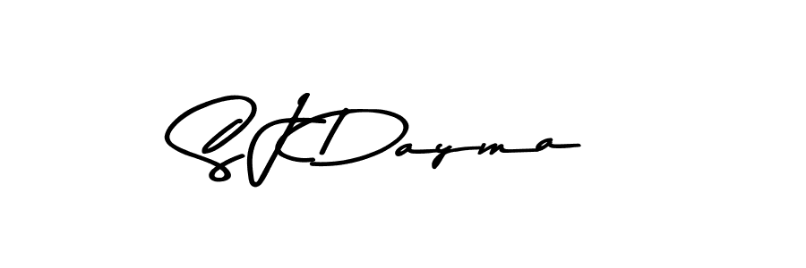 Make a beautiful signature design for name S J Dayma. Use this online signature maker to create a handwritten signature for free. S J Dayma signature style 9 images and pictures png