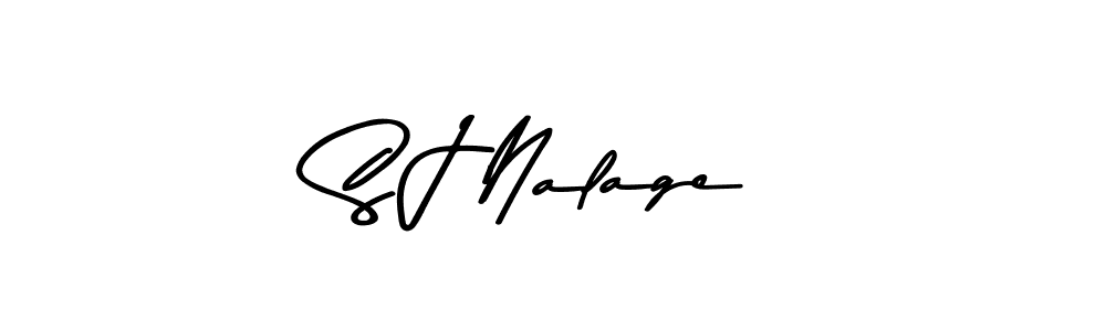 Asem Kandis PERSONAL USE is a professional signature style that is perfect for those who want to add a touch of class to their signature. It is also a great choice for those who want to make their signature more unique. Get S J Nalage name to fancy signature for free. S J Nalage signature style 9 images and pictures png