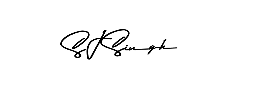 Create a beautiful signature design for name S J Singh. With this signature (Asem Kandis PERSONAL USE) fonts, you can make a handwritten signature for free. S J Singh signature style 9 images and pictures png