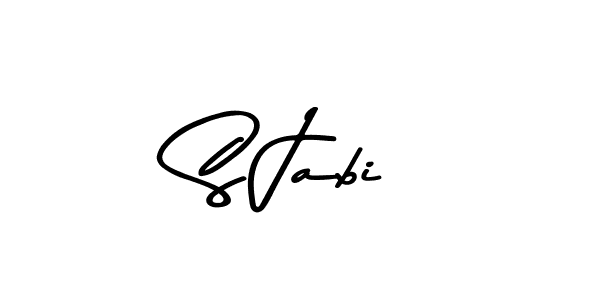 Create a beautiful signature design for name S Jabi. With this signature (Asem Kandis PERSONAL USE) fonts, you can make a handwritten signature for free. S Jabi signature style 9 images and pictures png