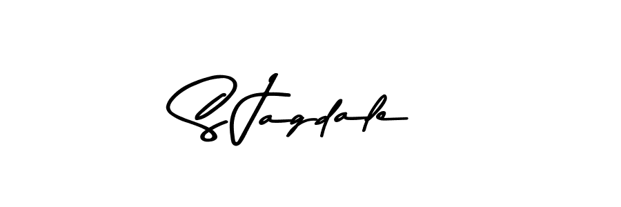 Make a beautiful signature design for name S Jagdale. With this signature (Asem Kandis PERSONAL USE) style, you can create a handwritten signature for free. S Jagdale signature style 9 images and pictures png