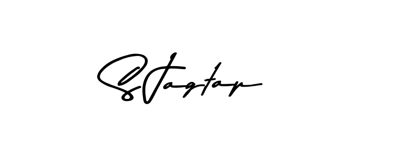 Use a signature maker to create a handwritten signature online. With this signature software, you can design (Asem Kandis PERSONAL USE) your own signature for name S Jagtap. S Jagtap signature style 9 images and pictures png