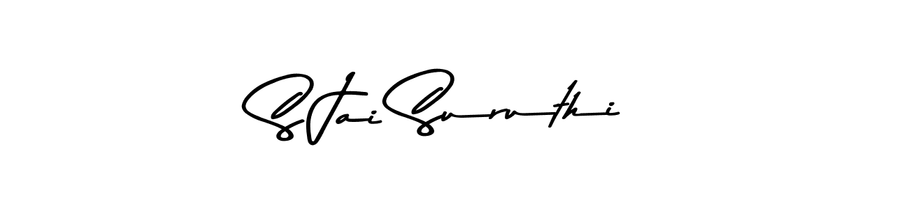 S Jai Suruthi stylish signature style. Best Handwritten Sign (Asem Kandis PERSONAL USE) for my name. Handwritten Signature Collection Ideas for my name S Jai Suruthi. S Jai Suruthi signature style 9 images and pictures png