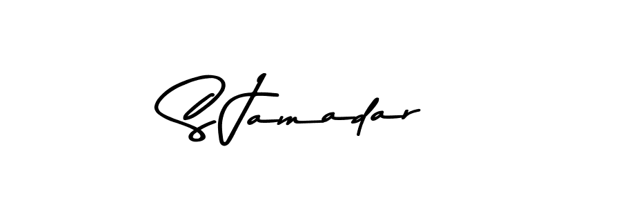 How to make S Jamadar name signature. Use Asem Kandis PERSONAL USE style for creating short signs online. This is the latest handwritten sign. S Jamadar signature style 9 images and pictures png