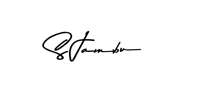 Use a signature maker to create a handwritten signature online. With this signature software, you can design (Asem Kandis PERSONAL USE) your own signature for name S Jambu. S Jambu signature style 9 images and pictures png