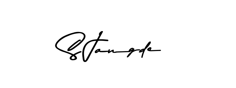 The best way (Asem Kandis PERSONAL USE) to make a short signature is to pick only two or three words in your name. The name S Jangde include a total of six letters. For converting this name. S Jangde signature style 9 images and pictures png