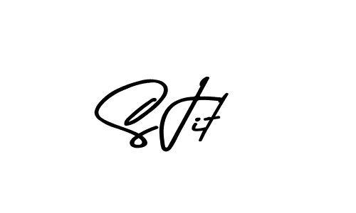 Create a beautiful signature design for name S Jit. With this signature (Asem Kandis PERSONAL USE) fonts, you can make a handwritten signature for free. S Jit signature style 9 images and pictures png