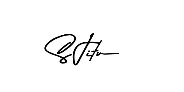 Similarly Asem Kandis PERSONAL USE is the best handwritten signature design. Signature creator online .You can use it as an online autograph creator for name S Jitu. S Jitu signature style 9 images and pictures png