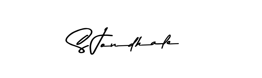 Design your own signature with our free online signature maker. With this signature software, you can create a handwritten (Asem Kandis PERSONAL USE) signature for name S Jondhale. S Jondhale signature style 9 images and pictures png