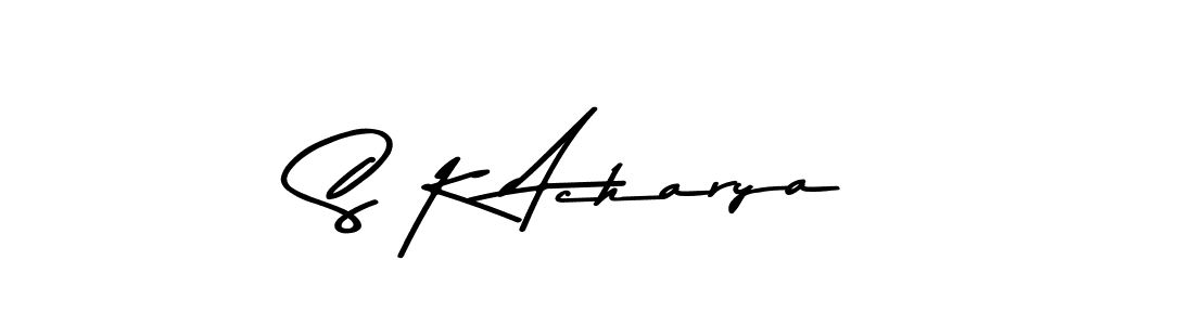 Use a signature maker to create a handwritten signature online. With this signature software, you can design (Asem Kandis PERSONAL USE) your own signature for name S K Acharya. S K Acharya signature style 9 images and pictures png